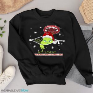 The Grinch I Hate People But I Love Michigan State Spartans Christmas T-shirt - Black Sweatshirt