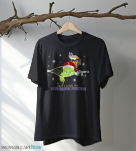 The Grinch I Hate People But I Love Minnesota Vikings Christmas T-shirt Product Photo 5