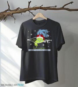 The Grinch I Hate People But I Love North Carolina Tar Heels Christmas T-shirt - Black T-Shirt