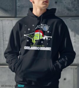 The Grinch I Hate People But I Love Orlando Magic Christmas T-shirt - Men Black Hoodie