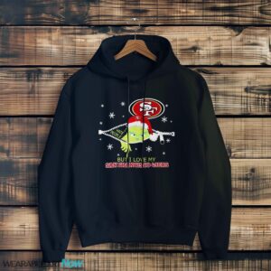 The Grinch I Hate People But I Love San Francisco 49ers Christmas T-shirt Product Photo 4