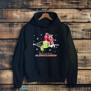 The Grinch I Hate People But I Love St Louis Cardinals Christmas T-Shirt Product Photo 5