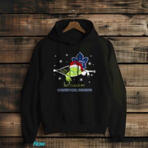 The Grinch I Hate People But I Love Toronto Maple Leafs Christmas T-shirt - Black Hoodie