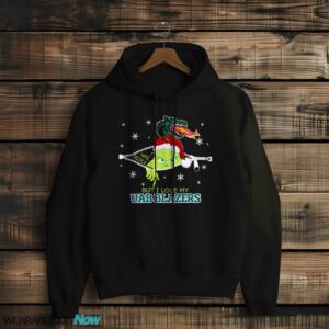 The Grinch I Hate People But I Love UAB Blazers Christmas T-shirt - Black Hoodie