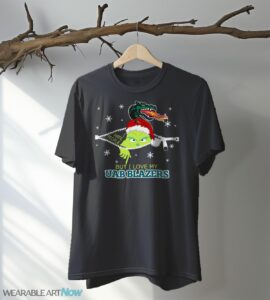 The Grinch I Hate People But I Love UAB Blazers Christmas T-shirt - Black T-Shirt