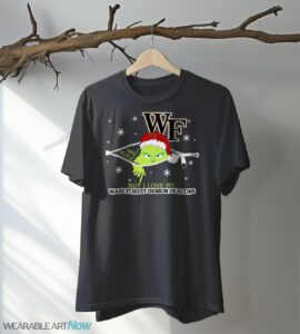 The Grinch I Hate People But I Love Wake Forest Demon Deacons Christmas T-shirt - Black T-Shirt