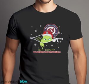 The Grinch I Hate People But I Love Washington Nationals Christmas T-shirt Product Photo 6