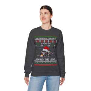 All I Want For Christmas Is More Time Behind The Lens Sweatshirt Product Photo 2