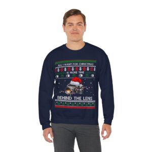 All I Want For Christmas Is More Time Behind The Lens Sweatshirt Product Photo 4