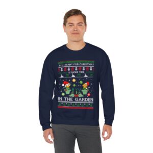 All I Want For Christmas Is More Time In The Garden Sweatshirt Product Photo 4