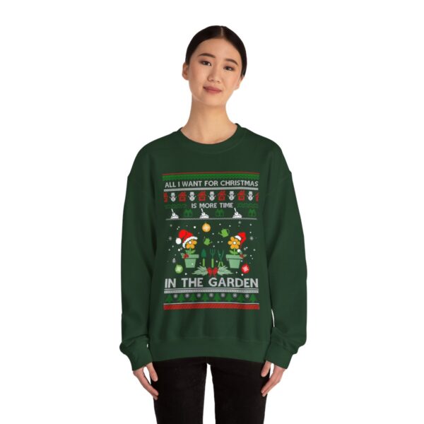 All I Want For Christmas Is More Time In The Garden Sweatshirt Product Photo 1