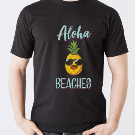 Aloha Beaches Shirt, Beach T-Shirt, Beach Pineapple Tee Shirt - Men T-Shirt