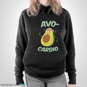 Avo Cardio Shirt, Avocado Shirt, Avocado Lover, Guacamole Shirt - Unisex Pullover Hoodie