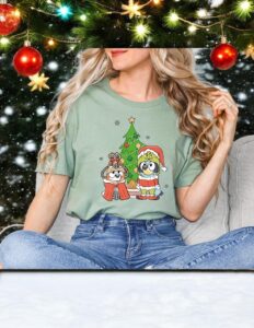 Bluey And Bingo Grinch Holiday Cheer Christmas Sweatshirt Product Photo 2