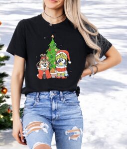 Bluey And Bingo Grinch Holiday Cheer Christmas Sweatshirt Product Photo 4