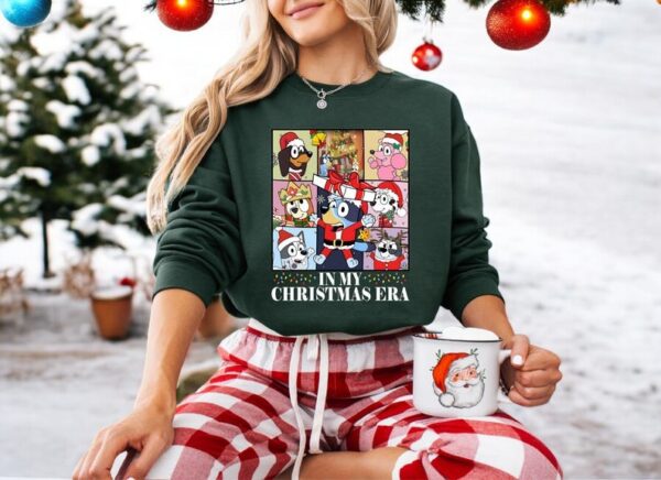 Bluey Christmas In My Christmas Era Sweatshirt Product Photo 1