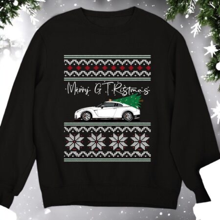 Car Guy Ugly Christmas Sweater GTR Sweatshirt Product Photo 1