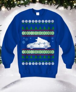 car like Prius Ugly Christmas Sweater jumper Xmas Gift Holiday Christmas sweatshirt Product Photo 3