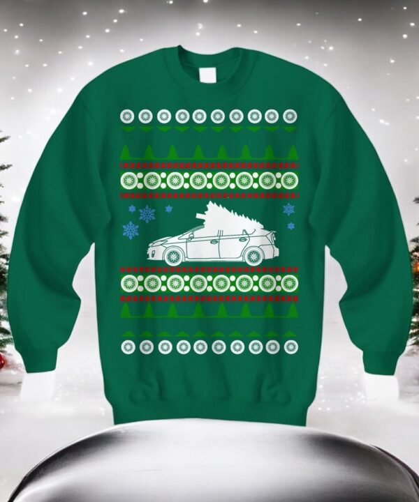 car like Prius Ugly Christmas Sweater jumper Xmas Gift Holiday Christmas sweatshirt Product Photo 1