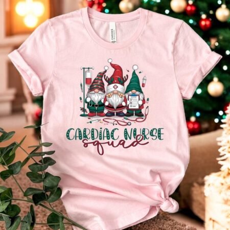 Cardiac Nurse Christmas Shirt Product Photo 1