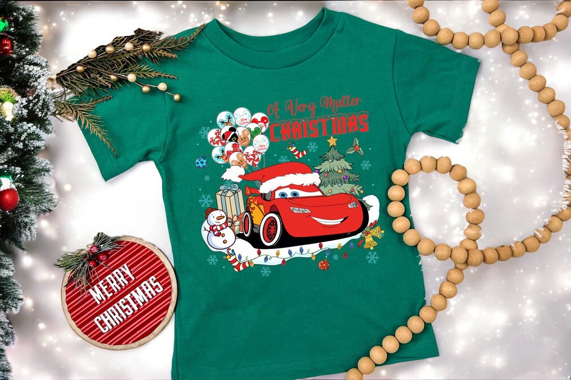 Cars Christmas, A Very Matter Christmas Shirt Product Photo 2