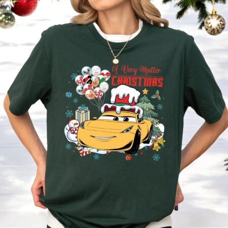 Cars Christmas, A Very Matter Christmas Shirt Product Photo 1