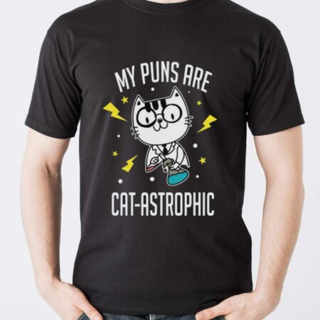 Catastrophic Puns T-Shirt, Cat Pun Shirt - Men T-Shirt