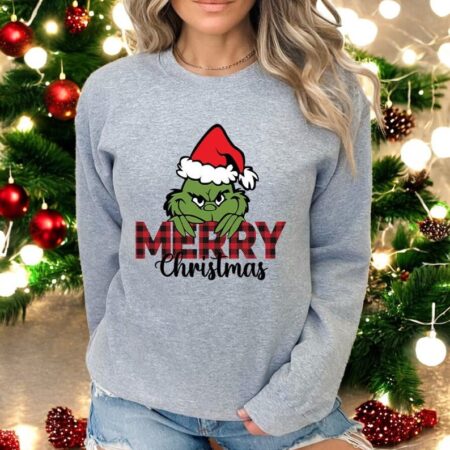 Chic Winter the grinch Christmas Sweatshirts Product Photo 1