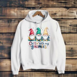 Chillin’ with my gnomies Christmas Shirt Product Photo 2