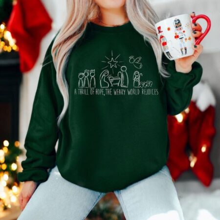 Christian Christmas Sweatshirt Product Photo 1