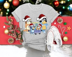 Christmas Bluey Family Sweater, Christmas Shirt Product Photo 2