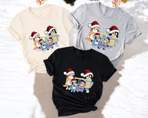 Christmas Bluey Family Sweater, Christmas Shirt Product Photo 3