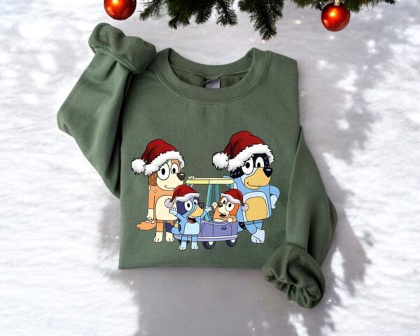 Christmas Bluey Family Sweater, Christmas Shirt Product Photo 1