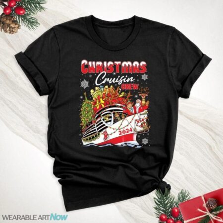 Christmas Cruising Crew 2024 Shirt, Santa's ship and gifts Shirt Product Photo 1