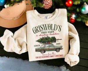 Christmas Family Christmas Griswold's Tree Farm Since 1989 Christmas Sweatshirt Product Photo 3