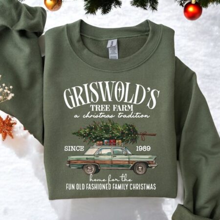 Christmas Family Christmas Griswold's Tree Farm Since 1989 Christmas Sweatshirt Product Photo 1