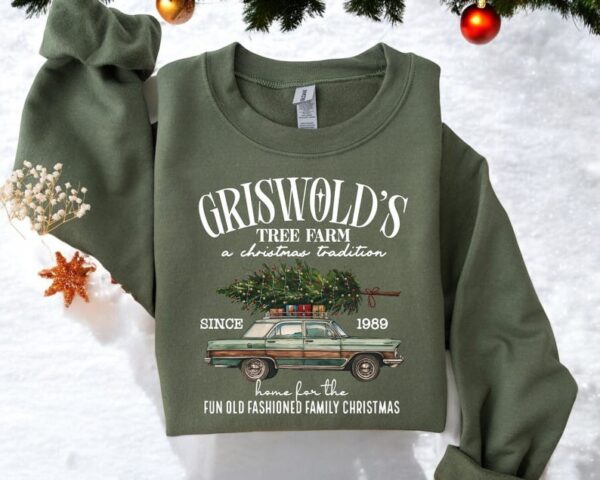 Christmas Family Christmas Griswold's Tree Farm Since 1989 Christmas Sweatshirt Product Photo 1