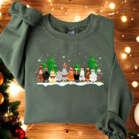 Christmas Farm Animal Sweatshirt Product Photo 1