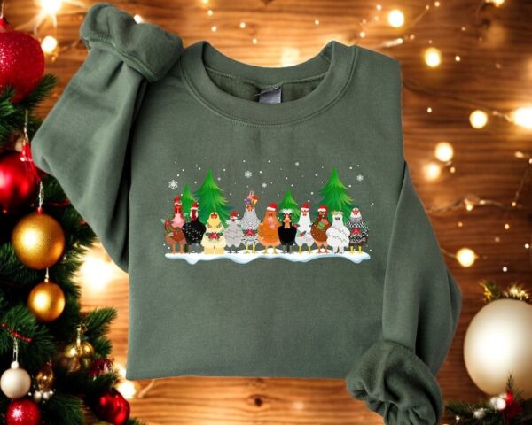 Christmas Farm Animal Sweatshirt Product Photo 1