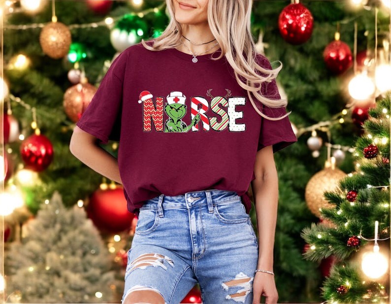 Christmas Nurse christmas sweatshirt Product Photo 2