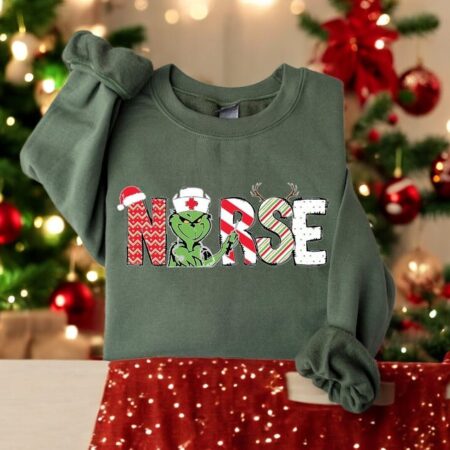 Christmas Nurse christmas sweatshirt Product Photo 1