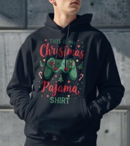 Christmas Pajama Shirt Product Photo 3