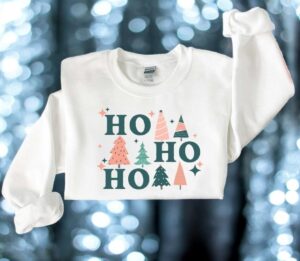 Christmas Shirt, Ho Ho Ho Shirt Product Photo 2