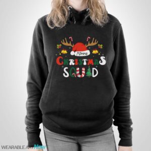 Christmas Squad Sweatshirt, Custom Matching Family Christmas Shirts - Unisex Pullover Hoodie