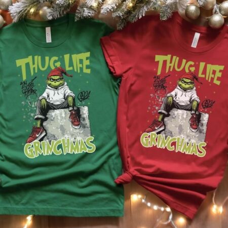 Christmas Thag Life Grinch Christmas Sweatshirt Product Photo 1