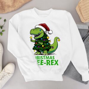 Christmas Tree REX Shirt, Hoodie, Christmas Sweatshirt - White Sweatshirt