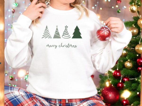 Christmas Tree Sweatshirt Product Photo 1