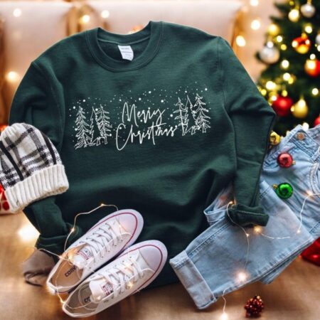 Christmas Tree Sweatshirt Xmas Tree Shirt Product Photo 1