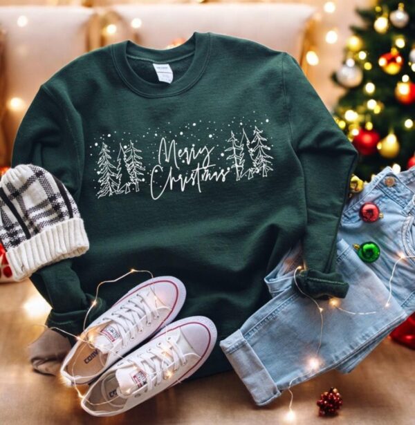 Christmas Tree Sweatshirt Xmas Tree Shirt Product Photo 1