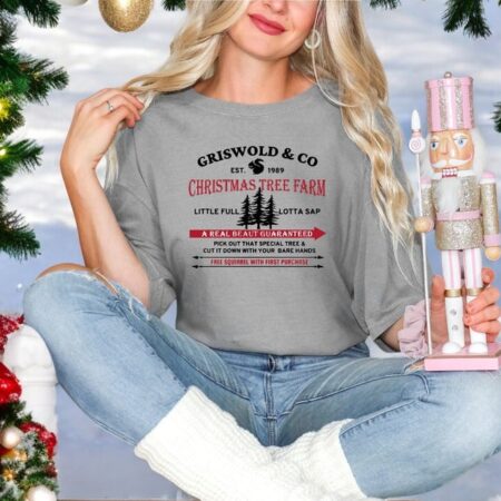 Comfort Colors® Griswold Co Tree Farm Since 1989 Chrristmas Sweatshirt Product Photo 1